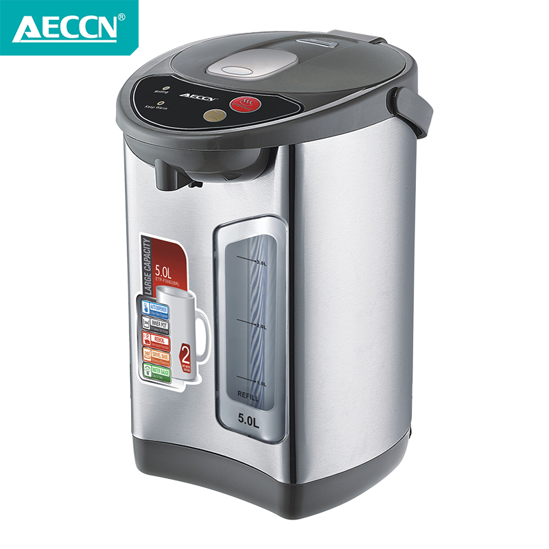  AECCN 3.8CG2 2.5L pantalla LCD personalizada temporizador de ajuste de temperatura bloqueo de seguridad para niños hervidor de café eléctrico hervidor de agua caliente