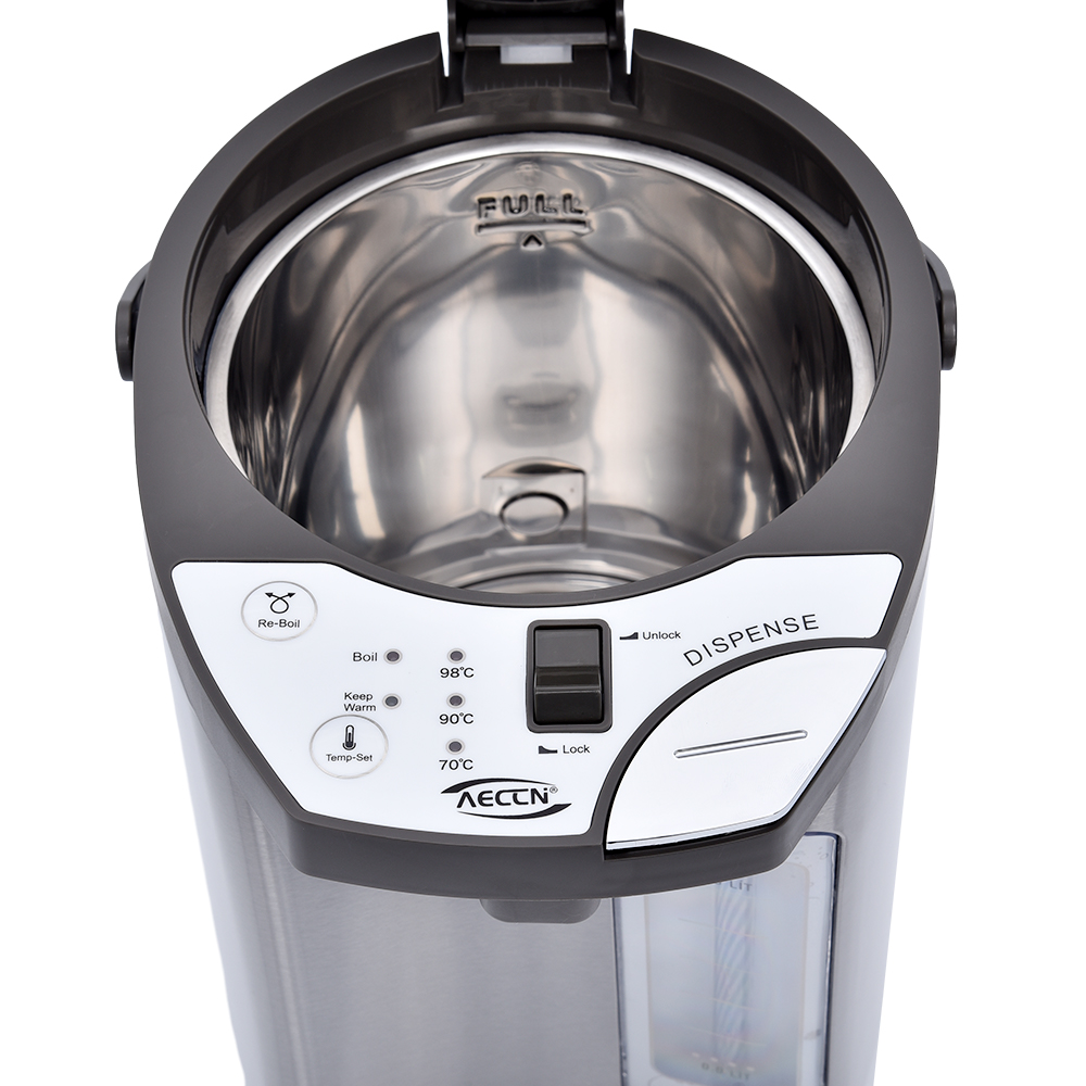 AECCN OEM RV 2.2L 304 Acero inoxidable Childlock Re-hervir electrodomésticos de cocina Dispensador de agua caliente para electrodomésticos 